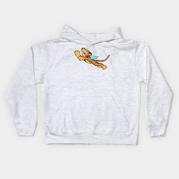 Flying Tigers Kids Hoodie by MBK